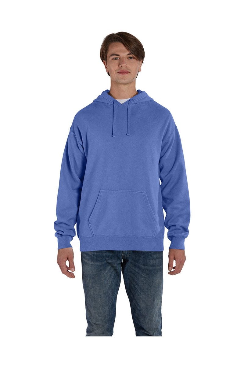 ComfortWash by Hanes GDH450 Unisex 7.2 oz., 80/20 Pullover Hood Sweatshirt in Deep Forte