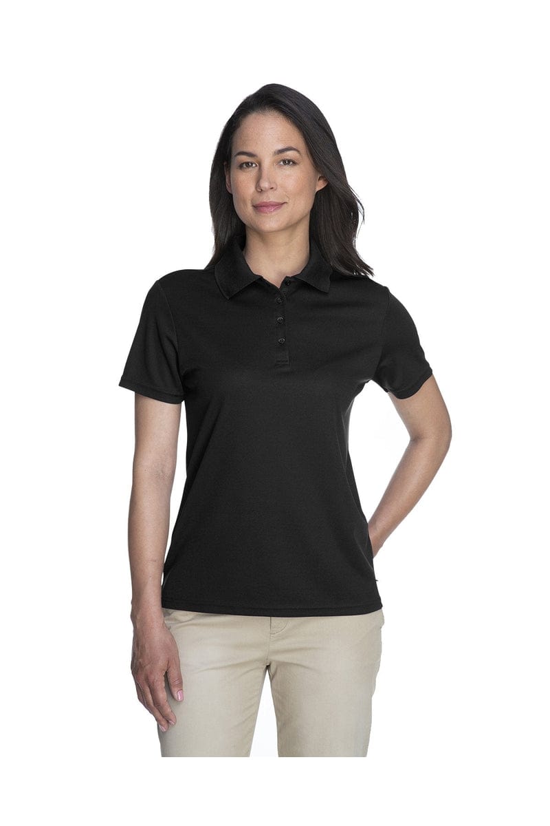 Core 365 78181 Ladies' Performance Pique Polo in Black