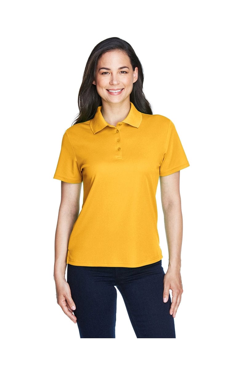 Core 365 78181 Ladies' Performance Pique Polo in Campus Gold