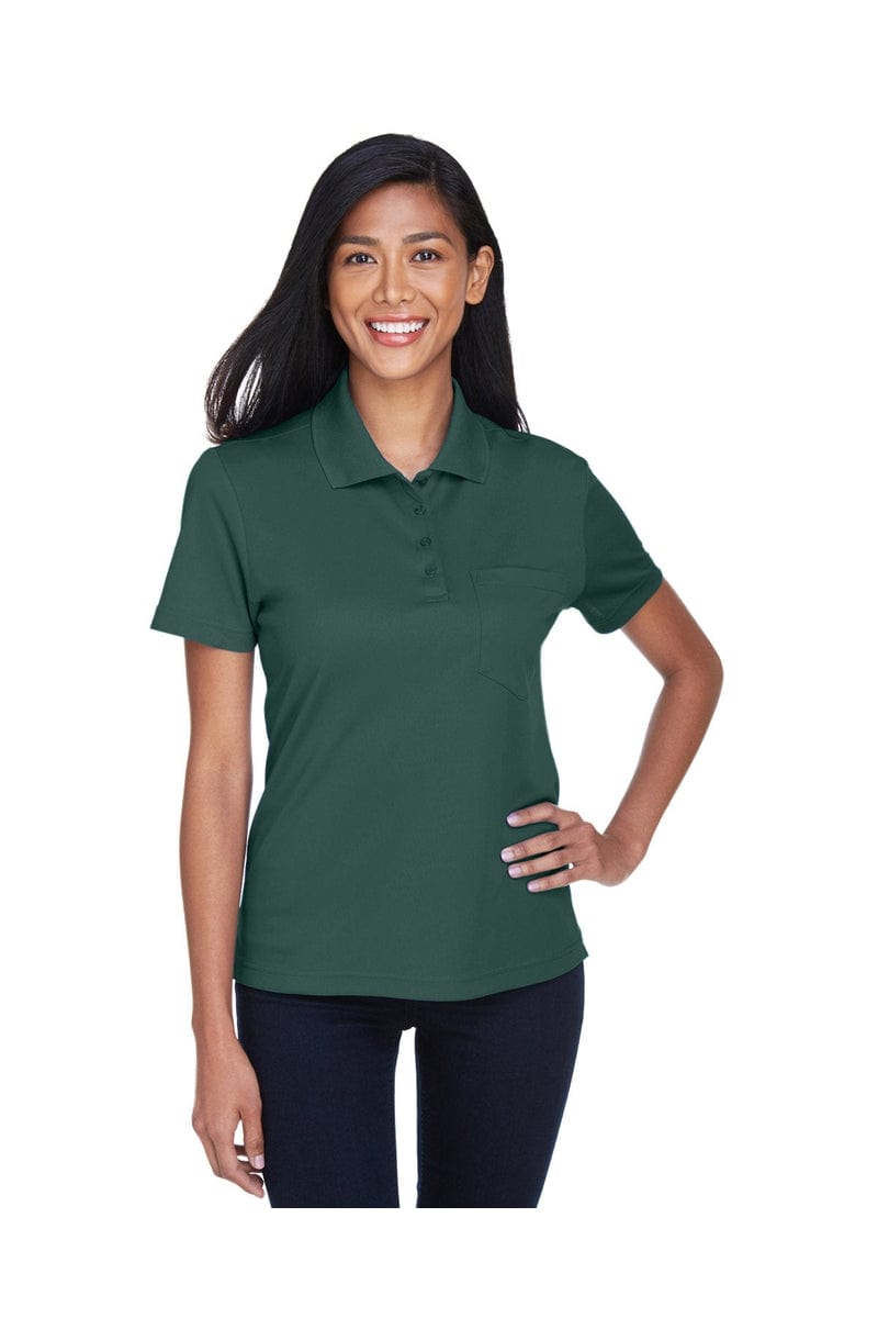 Core 365 78181P Ladies' Origin Performance Pique Polo with Pocket in Forest