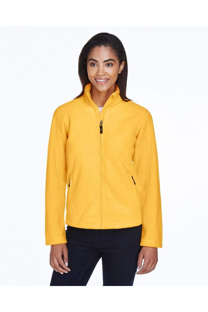 Core 365 78190 Ladies' Journey Fleece Jacket in Campus Gold
