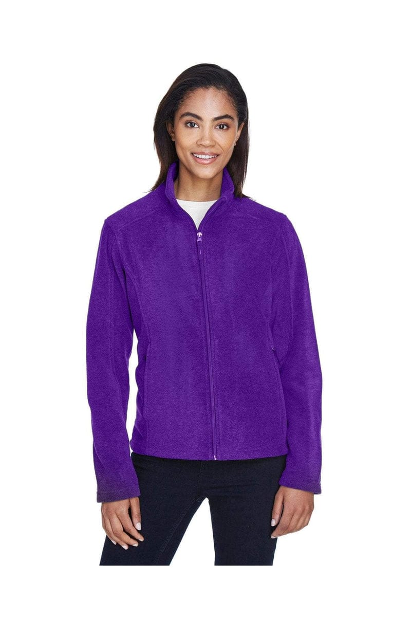 Core 365 78190 Ladies' Journey Fleece Jacket in Campus Purple