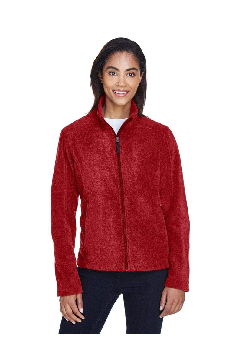 Core 365 78190 Ladies' Journey Fleece Jacket in Classic Red