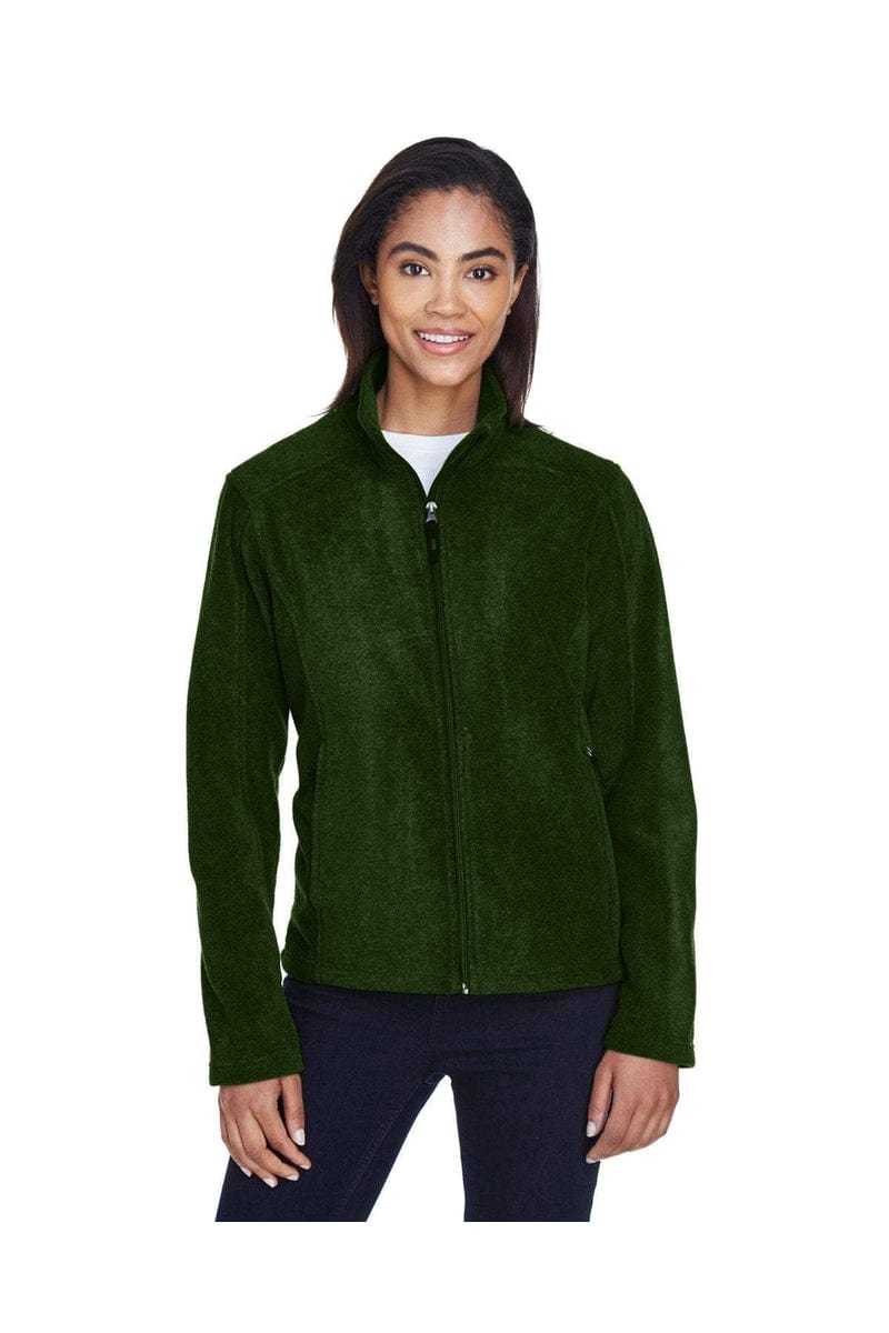 Core 365 78190 Ladies' Journey Fleece Jacket in Forest