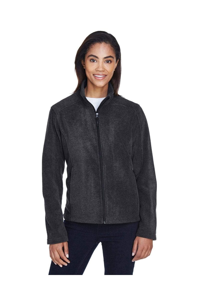 Core 365 78190 Ladies' Journey Fleece Jacket in Heather Charcoal