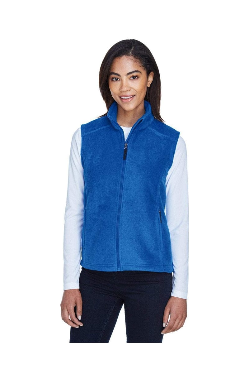 Core 365 78191 Ladies' Journey Fleece Vest in True Royal