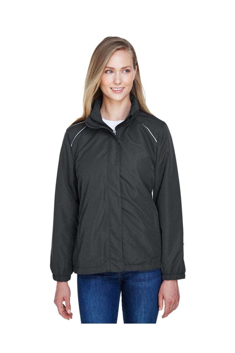 Core 365 78224 Ladies' Profile Fleece-Lined All-Season Jacket in Carbon