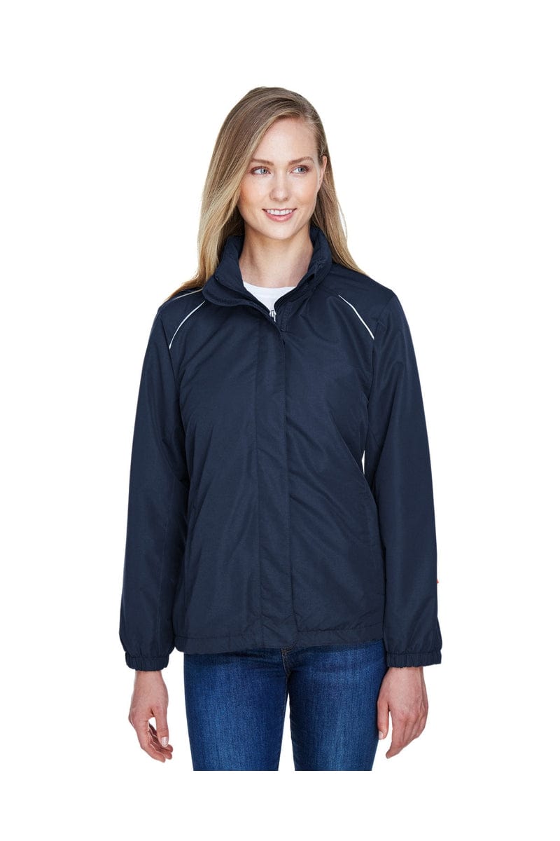 Core 365 78224 Ladies' Profile Fleece-Lined All-Season Jacket in Classic Navy