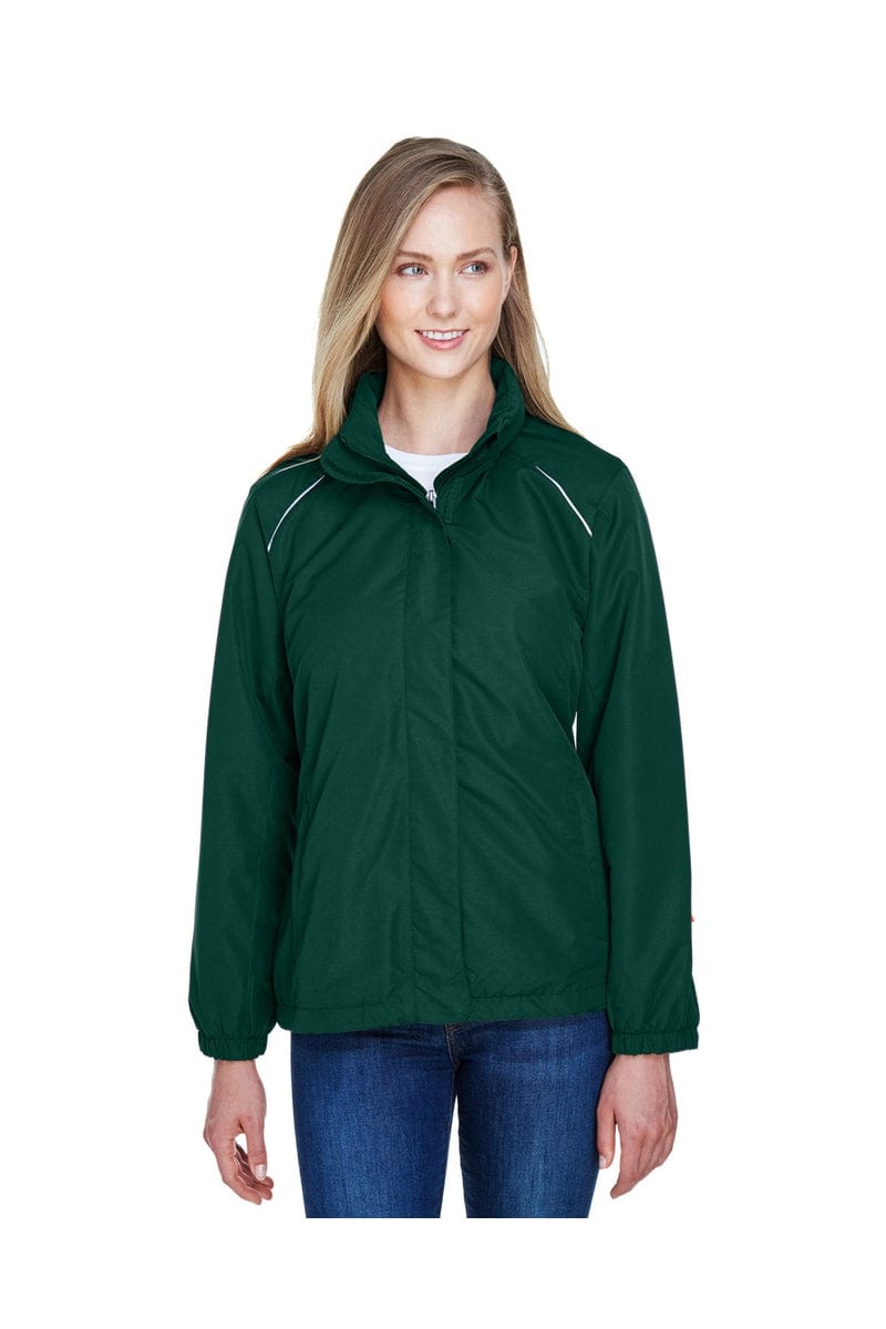 Core 365 78224 Ladies' Profile Fleece-Lined All-Season Jacket in Forest