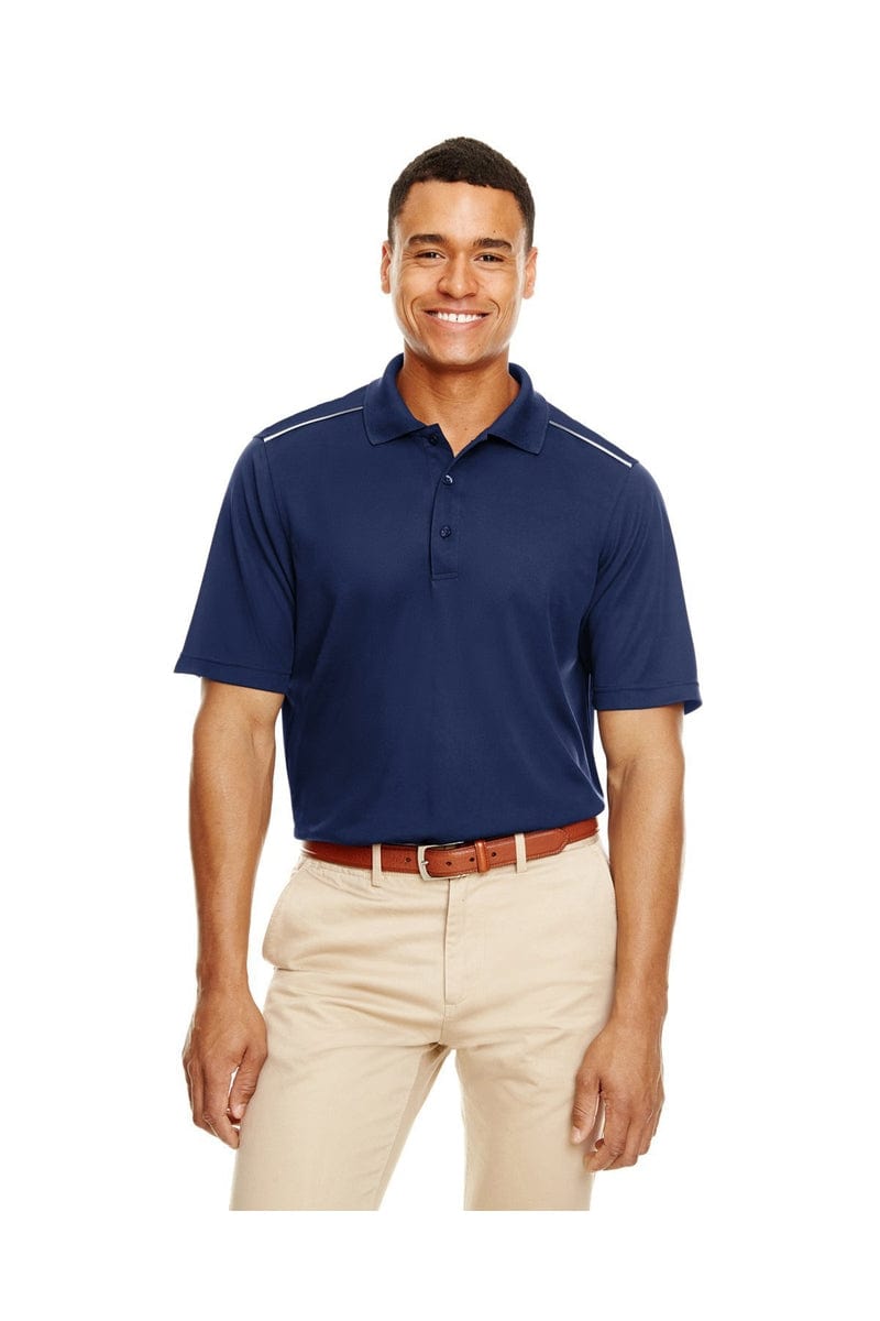 Core 365 88181R Men's Radiant Performance Pique Polo with Reflective Piping in 