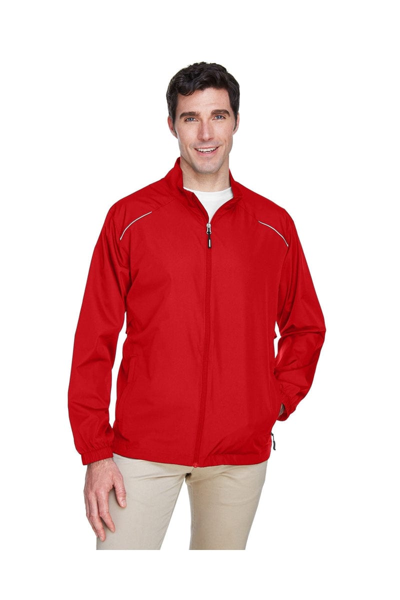 Core 365 88183 Men's Motivate Unlined Lightweight Jacket in Classic Red
