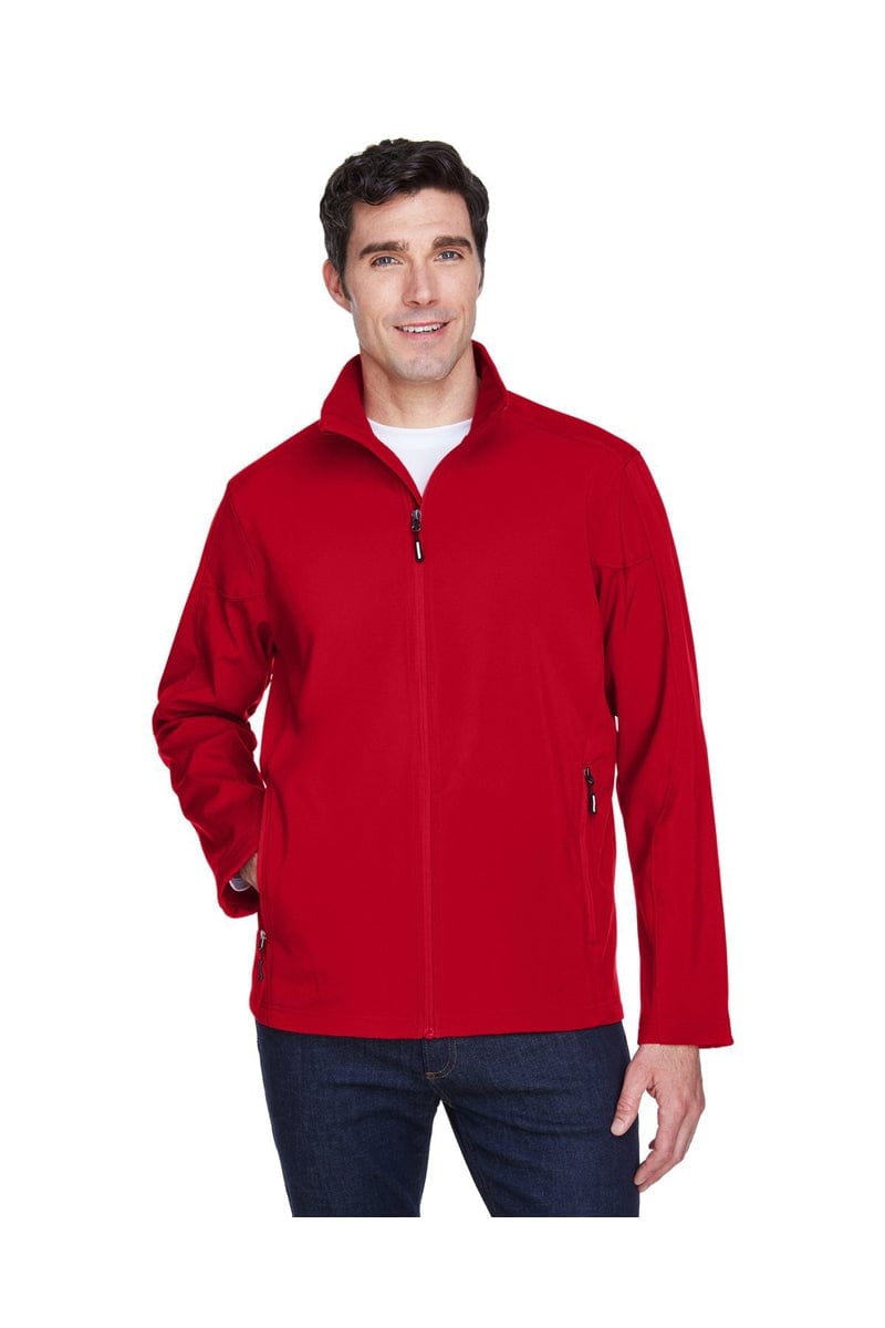 Core 365 88184 Men's Cruise Two-Layer Fleece Bonded Soft Shell Jacket in 