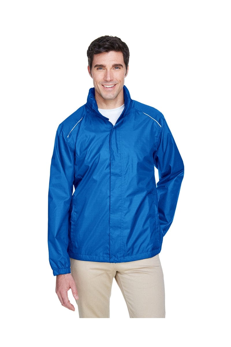 Core 365 88185 Men's Climate Seam-Sealed Lightweight Variegated Ripstop Jacket in True Royal