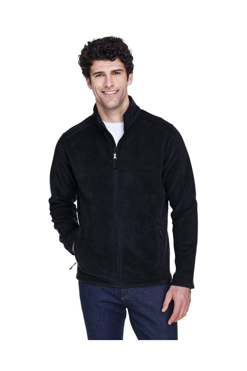 Core 365 88190 Men's Journey Fleece Jacket in Black