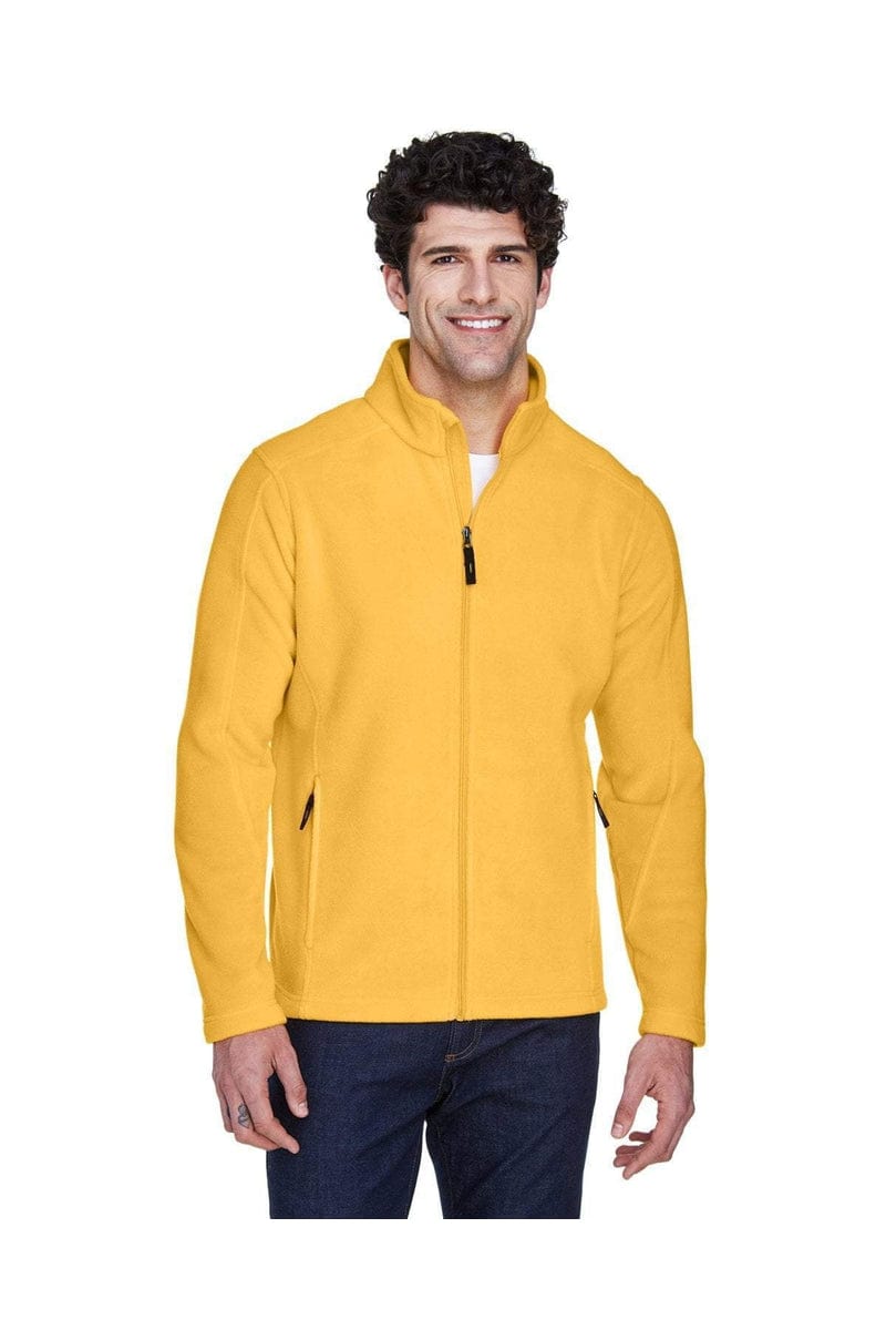 Core 365 88190 Men's Journey Fleece Jacket in Campus Gold