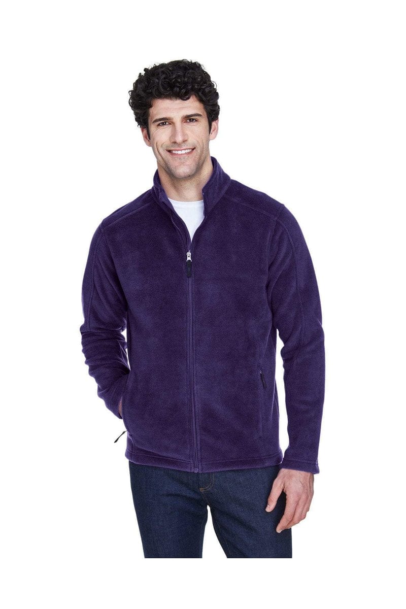 Core 365 88190 Men's Journey Fleece Jacket in Campus Purple