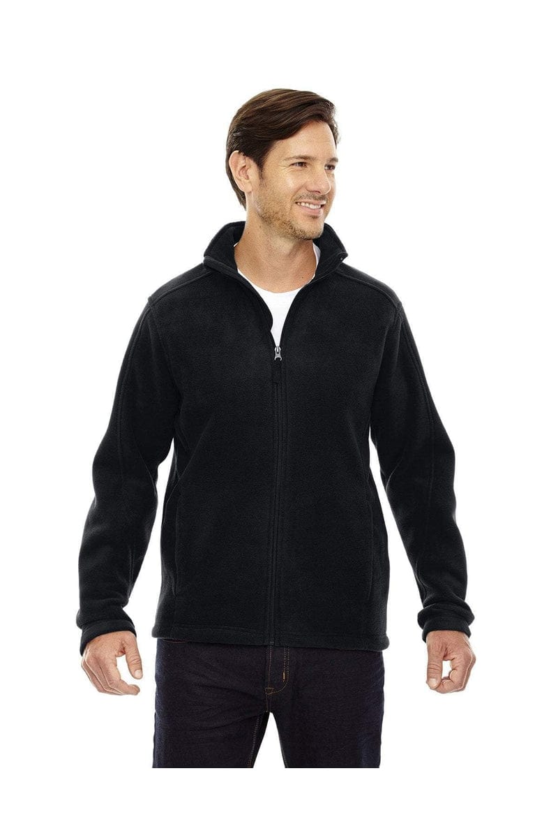 Core 365 88190T Men's Tall Journey Fleece Jacket in Black