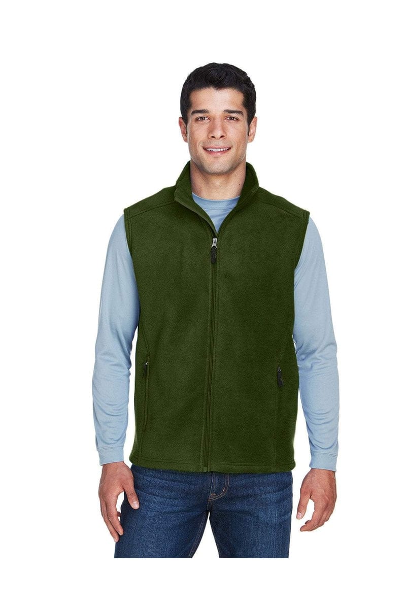 Core 365 88191 Men's Journey Fleece Vest in Forest