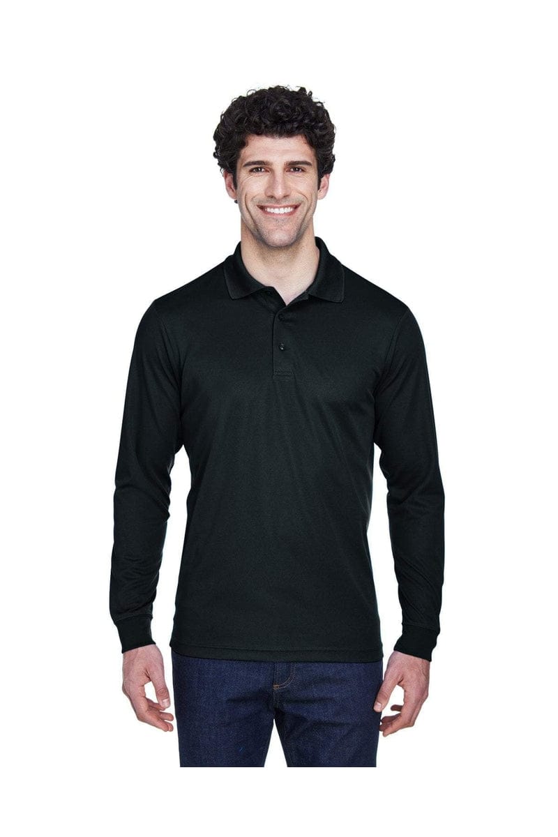 Core 365 88192 Men's Pinnacle Performance Long-Sleeve Pique Polo in 