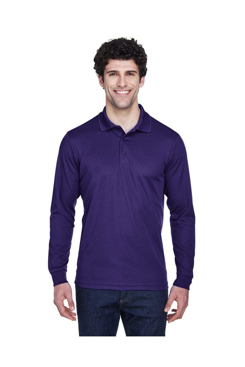 Core 365 88192 Men's Pinnacle Performance Long-Sleeve Pique Polo in 