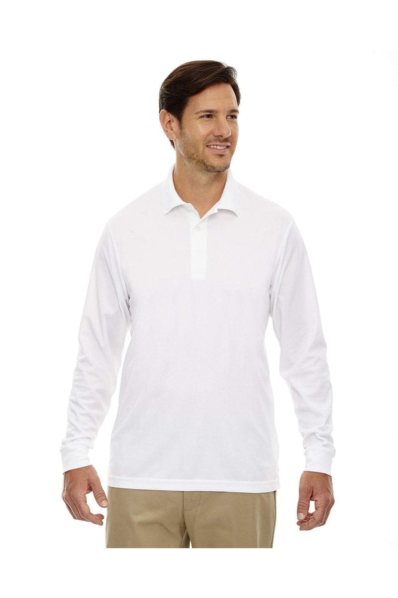 Core 365 88192T Men's Tall Pinnacle Performance Long-Sleeve Pique Polo in 