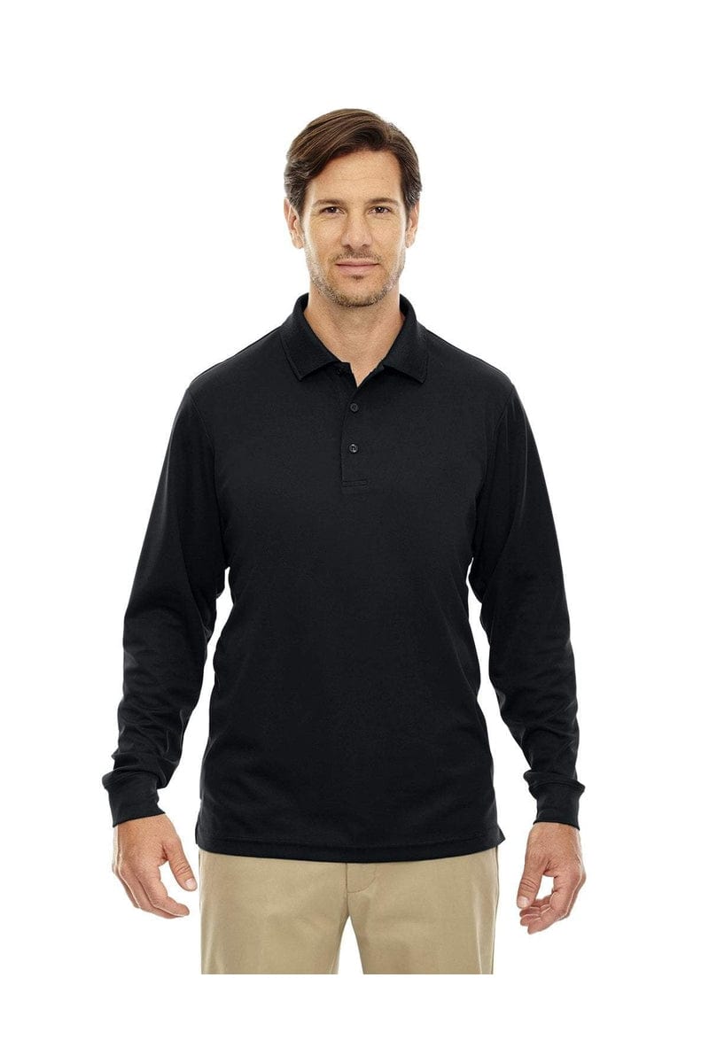 Core 365 88192T Men's Tall Pinnacle Performance Long-Sleeve Pique Polo in 