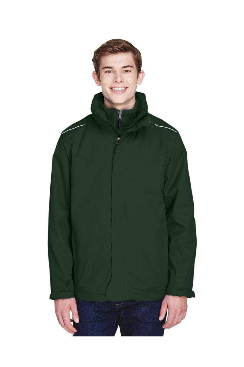 Core 365 88205 Men's Region 3-in-1 Jacket with Fleece Liner in 