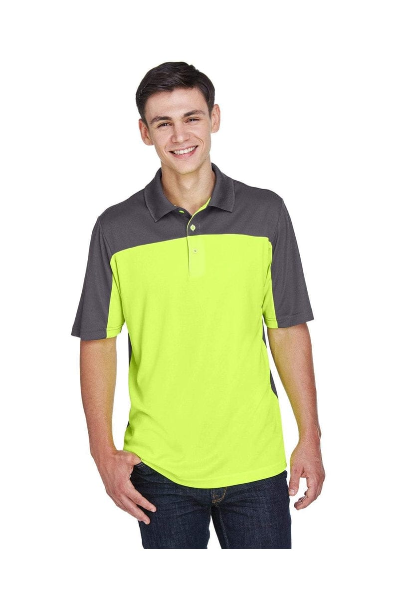 Core 365 CE101 Men's Balance Colorblock Performance Pique Polo in 