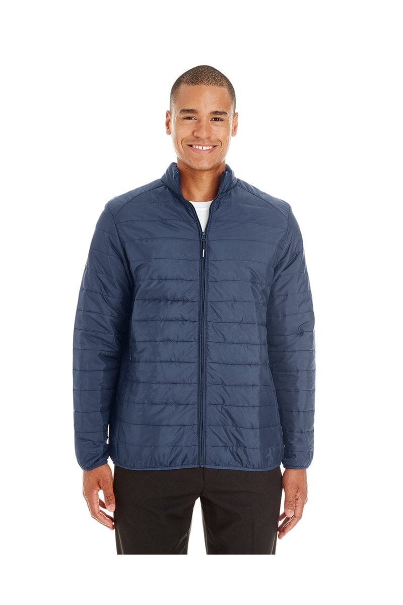 Core 365 CE700 Men's Prevail Packable Puffer Jacket in Classic Navy