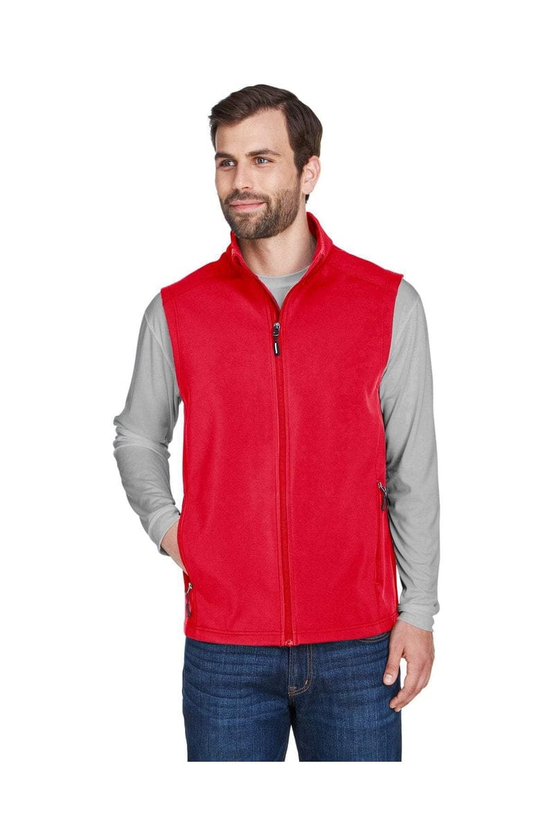 Core 365 CE701 Men's Cruise Two-Layer Fleece Bonded Soft Shell Vest in 