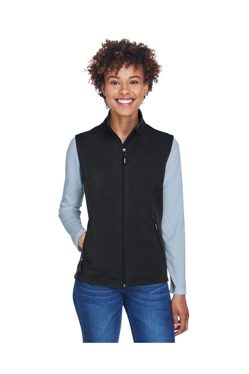 Core 365 CE701W Ladies' Cruise Two-Layer Fleece Bonded Soft Shell Vest in 