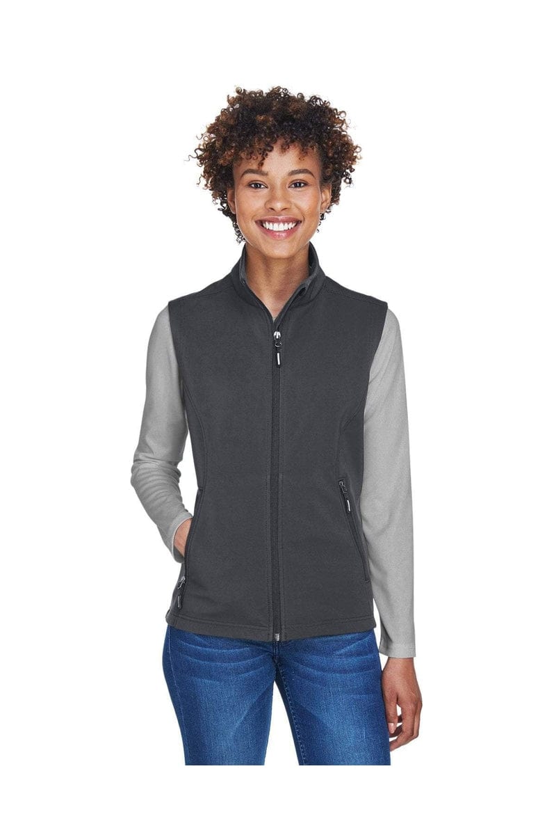 Core 365 CE701W Ladies' Cruise Two-Layer Fleece Bonded Soft Shell Vest in 