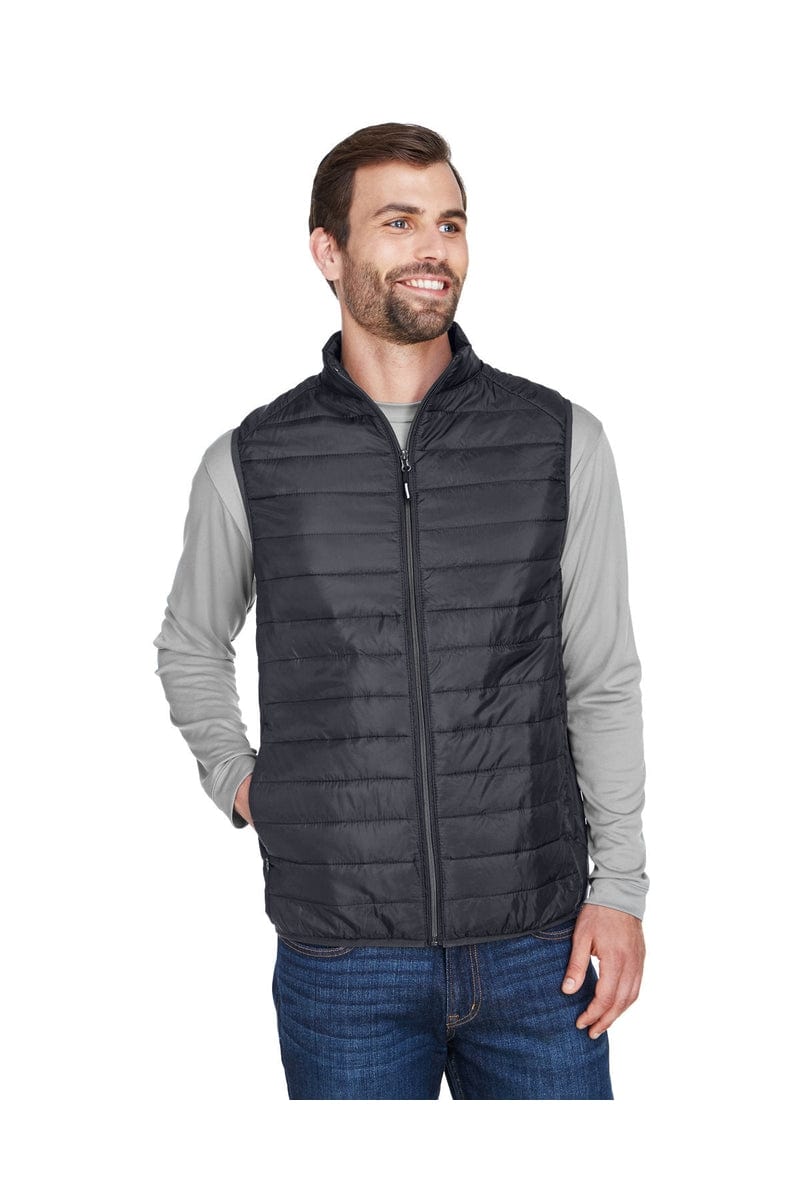 Core 365 CE702 Men's Prevail Packable Puffer Vest in Carbon