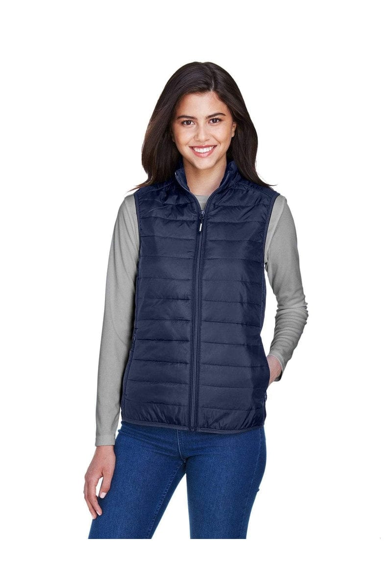 Core 365 CE702W Ladies' Prevail Packable Puffer Vest in 