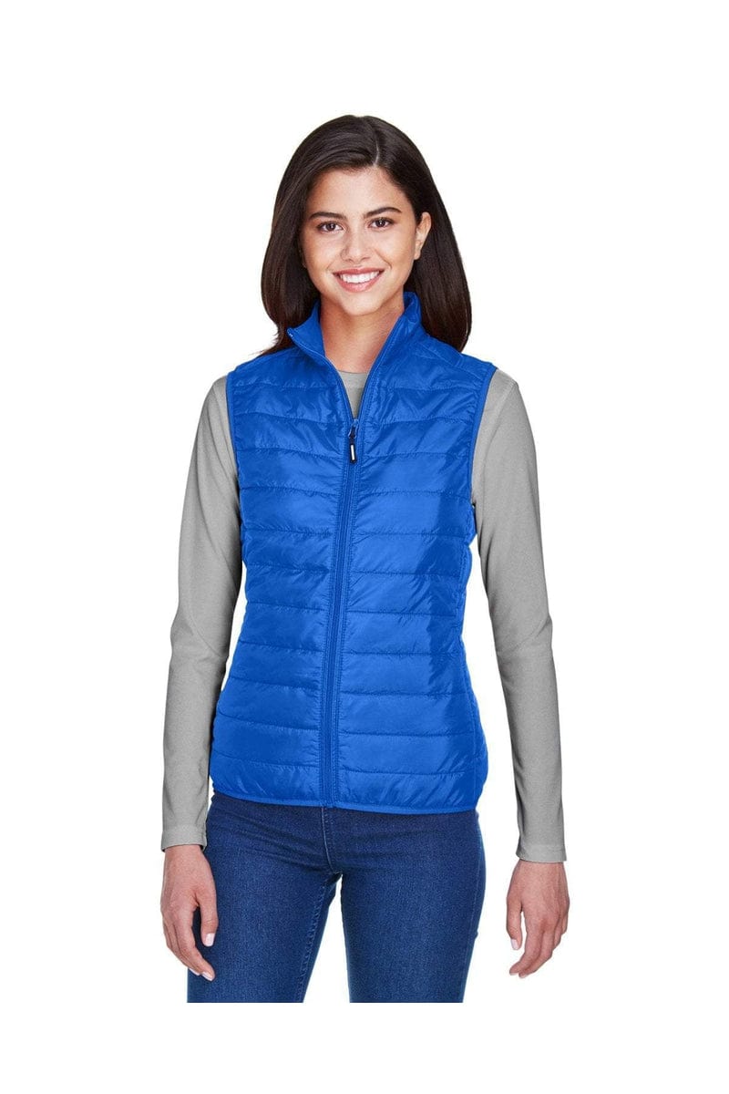 Core 365 CE702W Ladies' Prevail Packable Puffer Vest in 