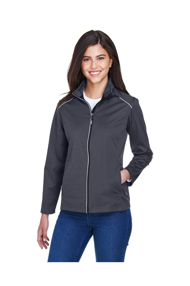 Core 365 CE708W Ladies' Techno Lite Three-Layer Knit Tech-Shell in 