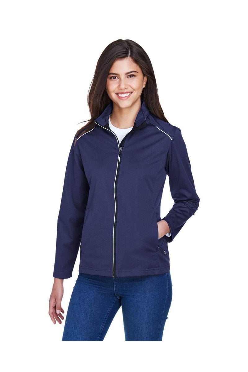 Core 365 CE708W Ladies' Techno Lite Three-Layer Knit Tech-Shell in 