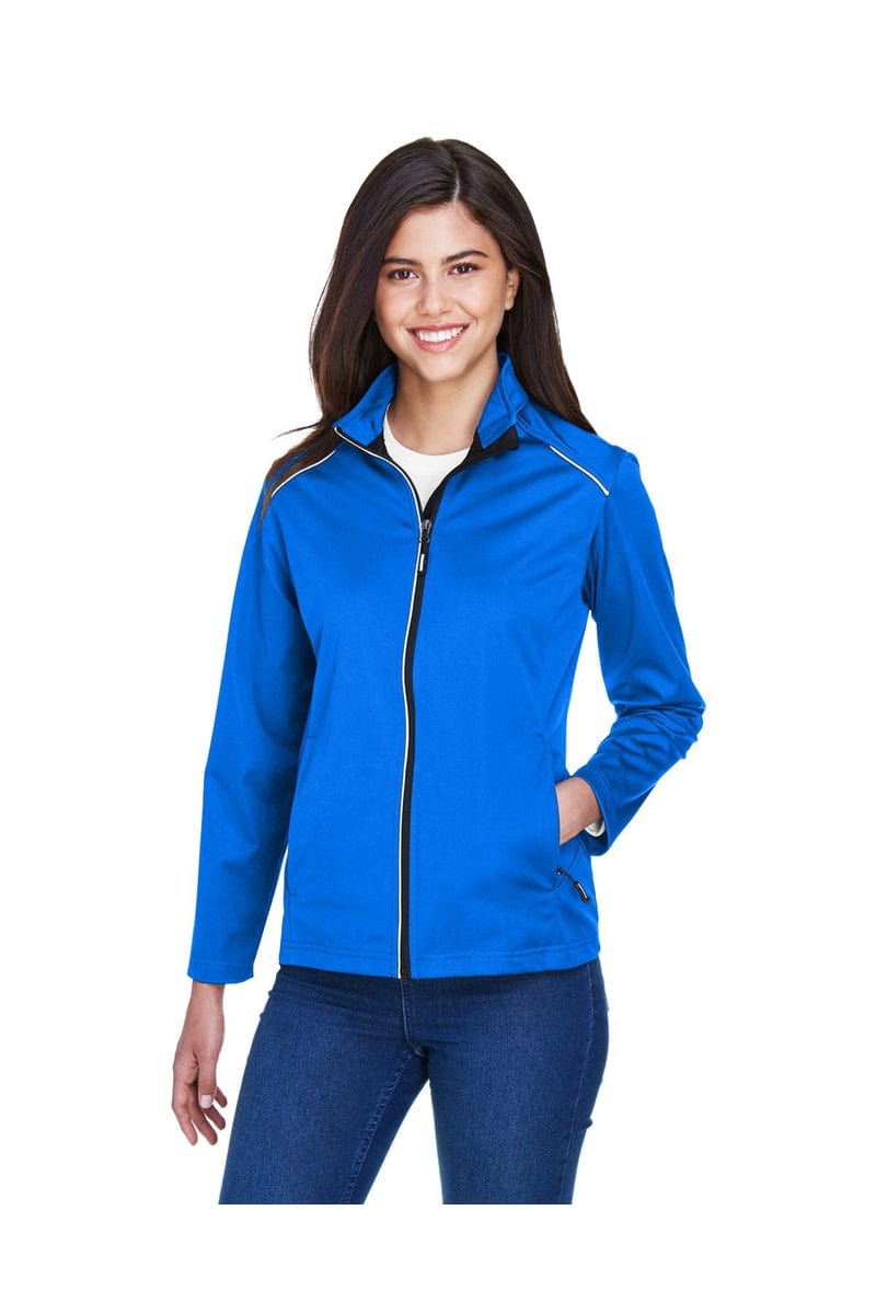 Core 365 CE708W Ladies' Techno Lite Three-Layer Knit Tech-Shell in 