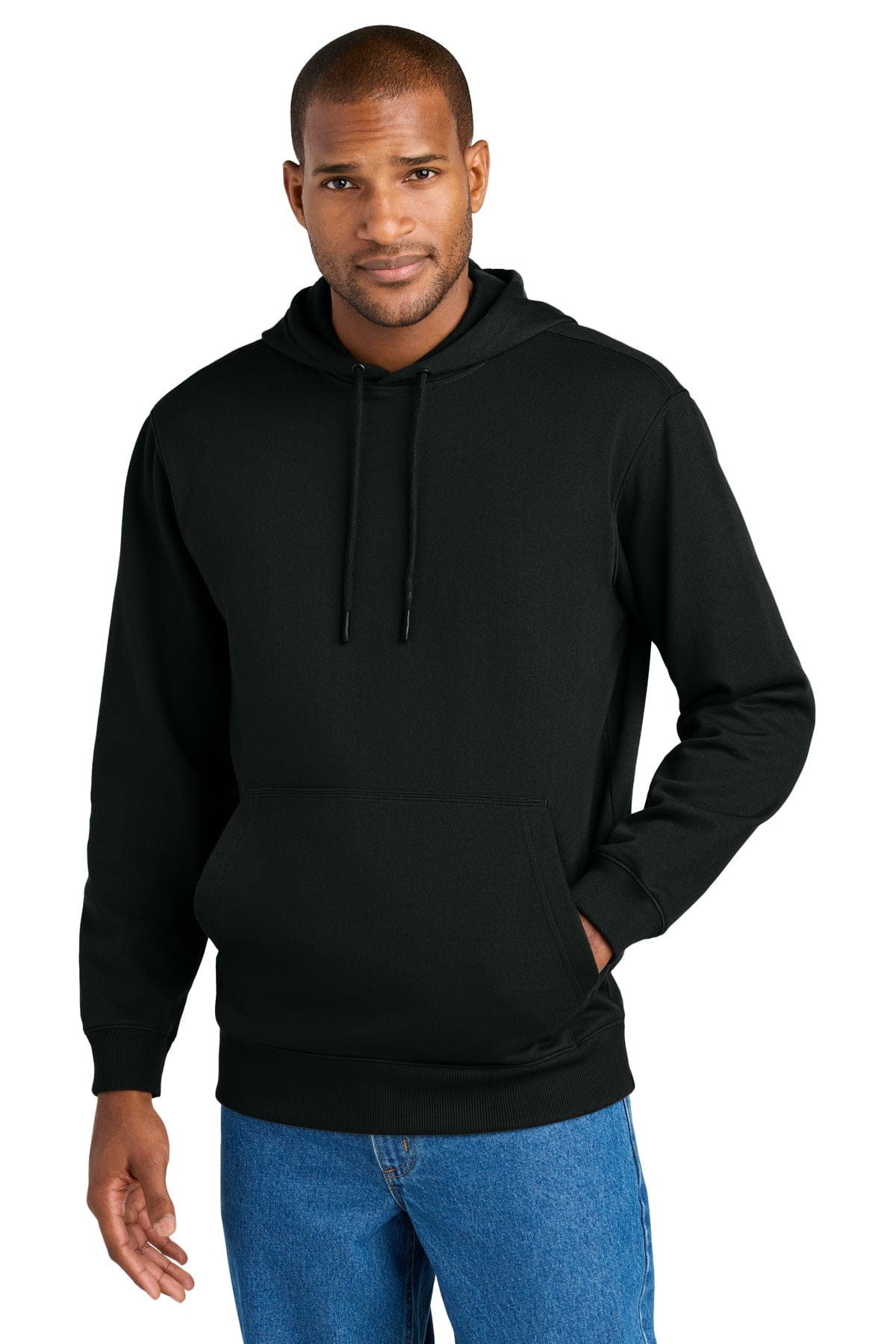 CornerStone CSF630 Tough Fleece Pullover Hoodie in Black