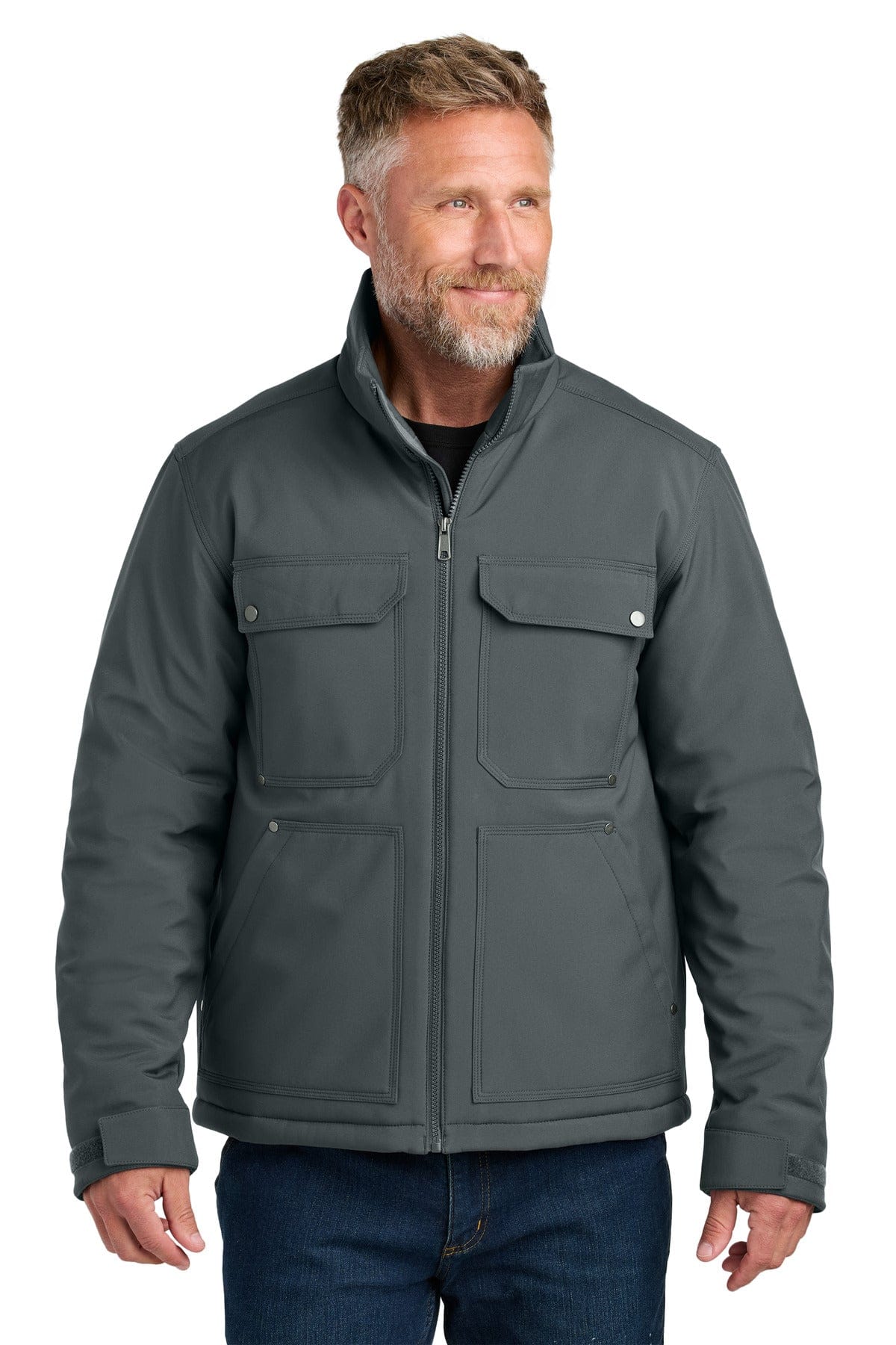 CornerStone CSJ75 Insulated Workwear Soft Shell in Iron Grey