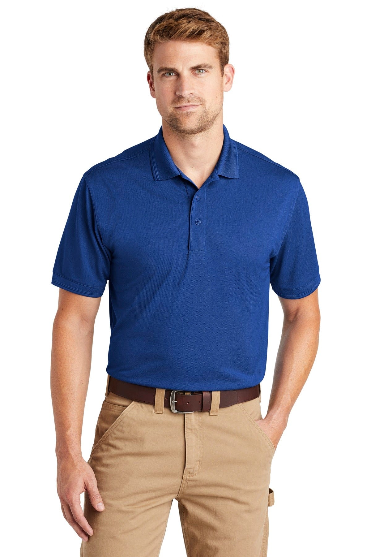 CornerStone Industrial Snag-Proof Pique Polo. CS4020 in Royal
