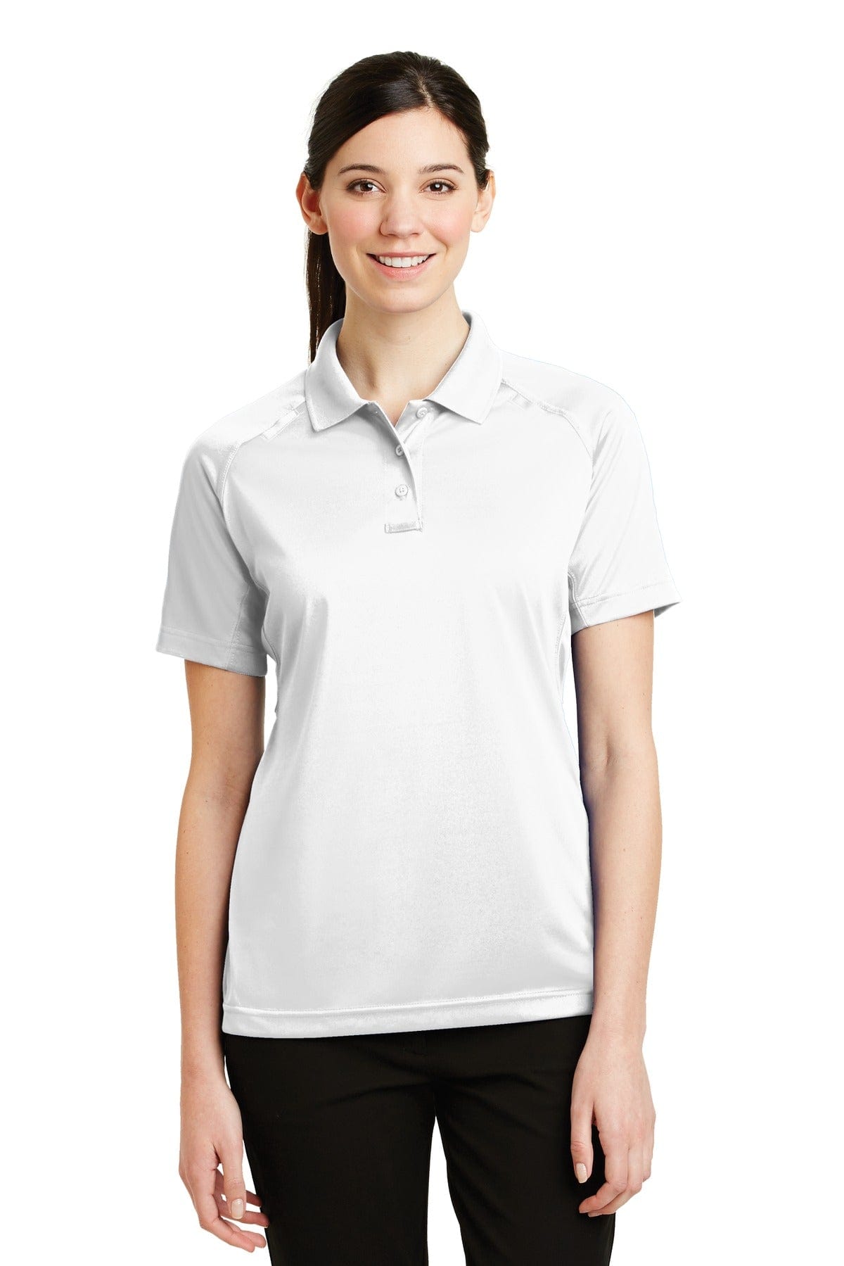 CornerStone - Ladies Select Snag-Proof Tactical Polo. CS411 in White