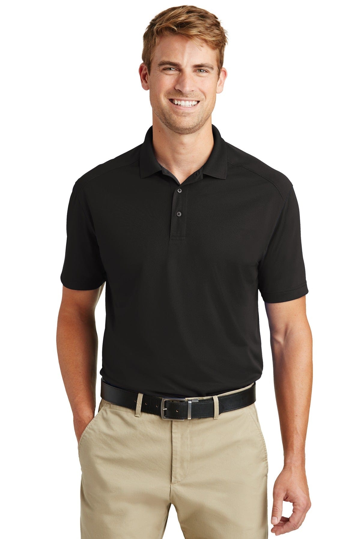 CornerStone Select Lightweight Snag-Proof Polo. CS418 in Black