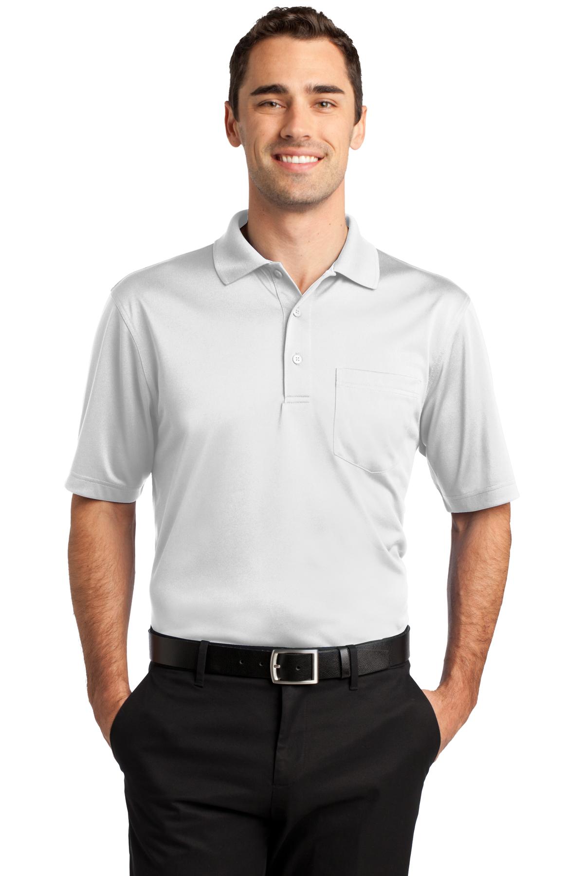 CornerStone Select Snag-Proof Pocket Polo. CS412P in 