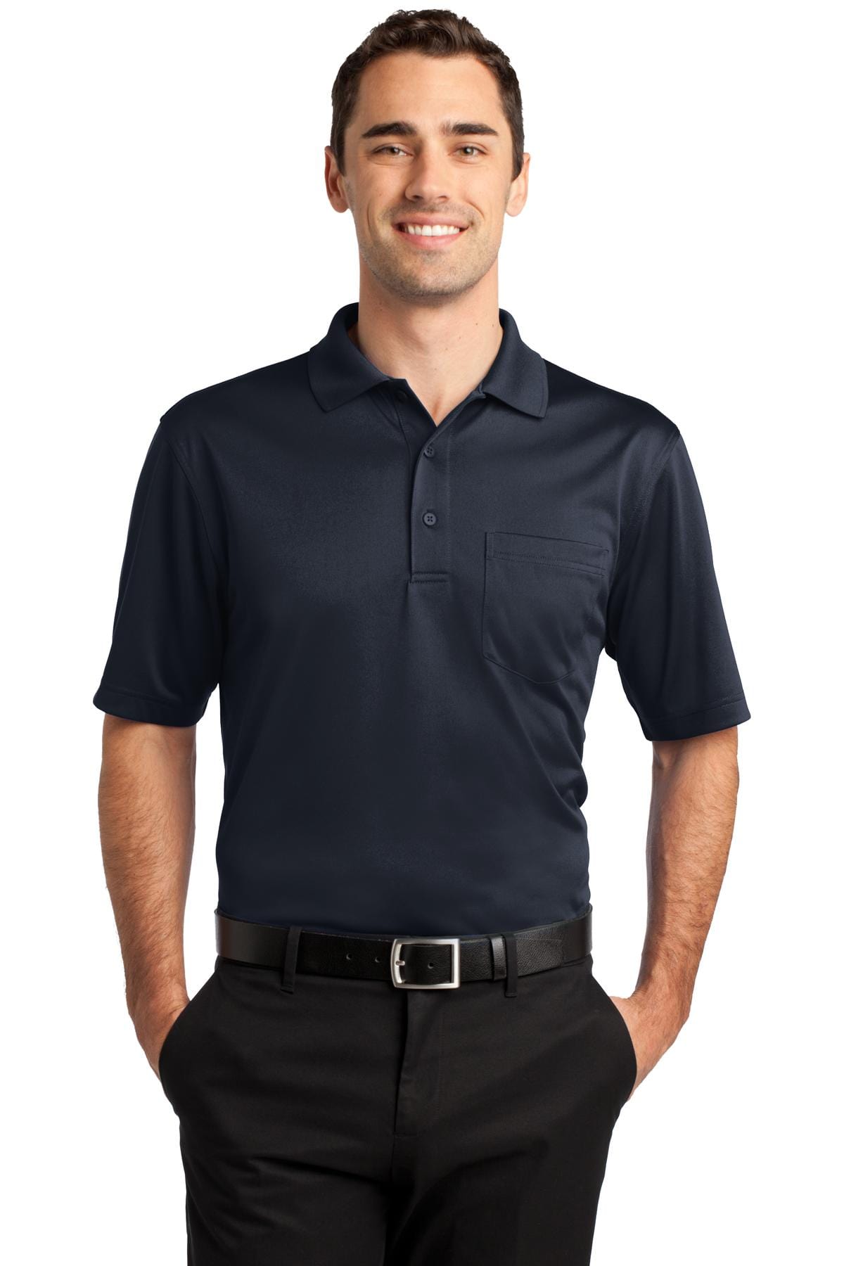 CornerStone Select Snag-Proof Pocket Polo. CS412P in 