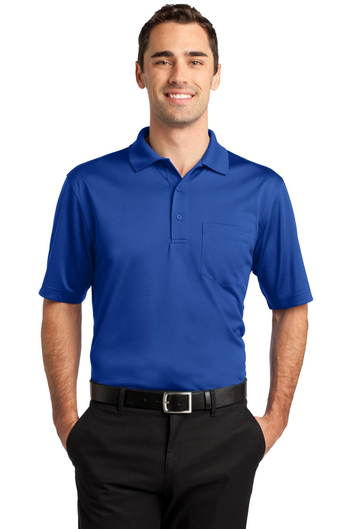 CornerStone Select Snag-Proof Pocket Polo. CS412P in 