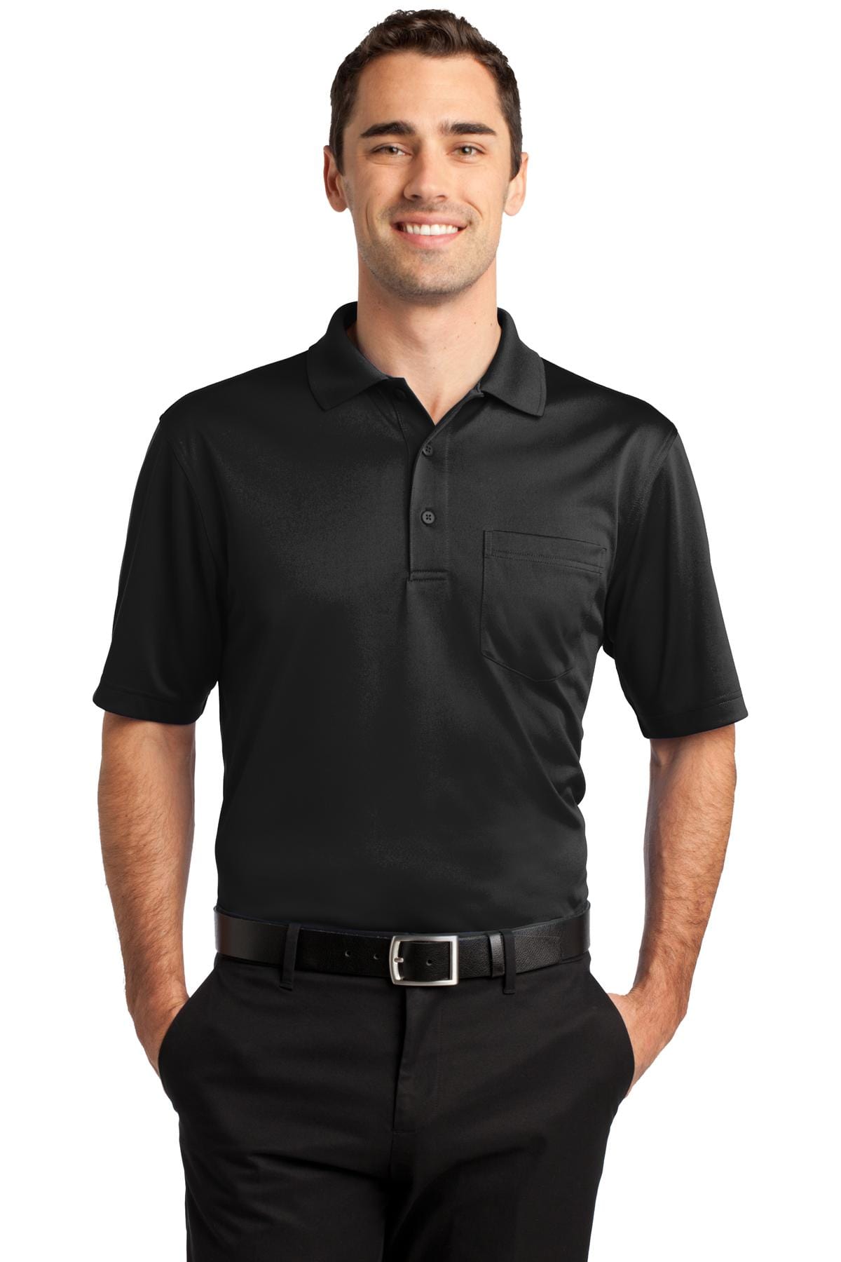 CornerStone Select Snag-Proof Pocket Polo. CS412P in 