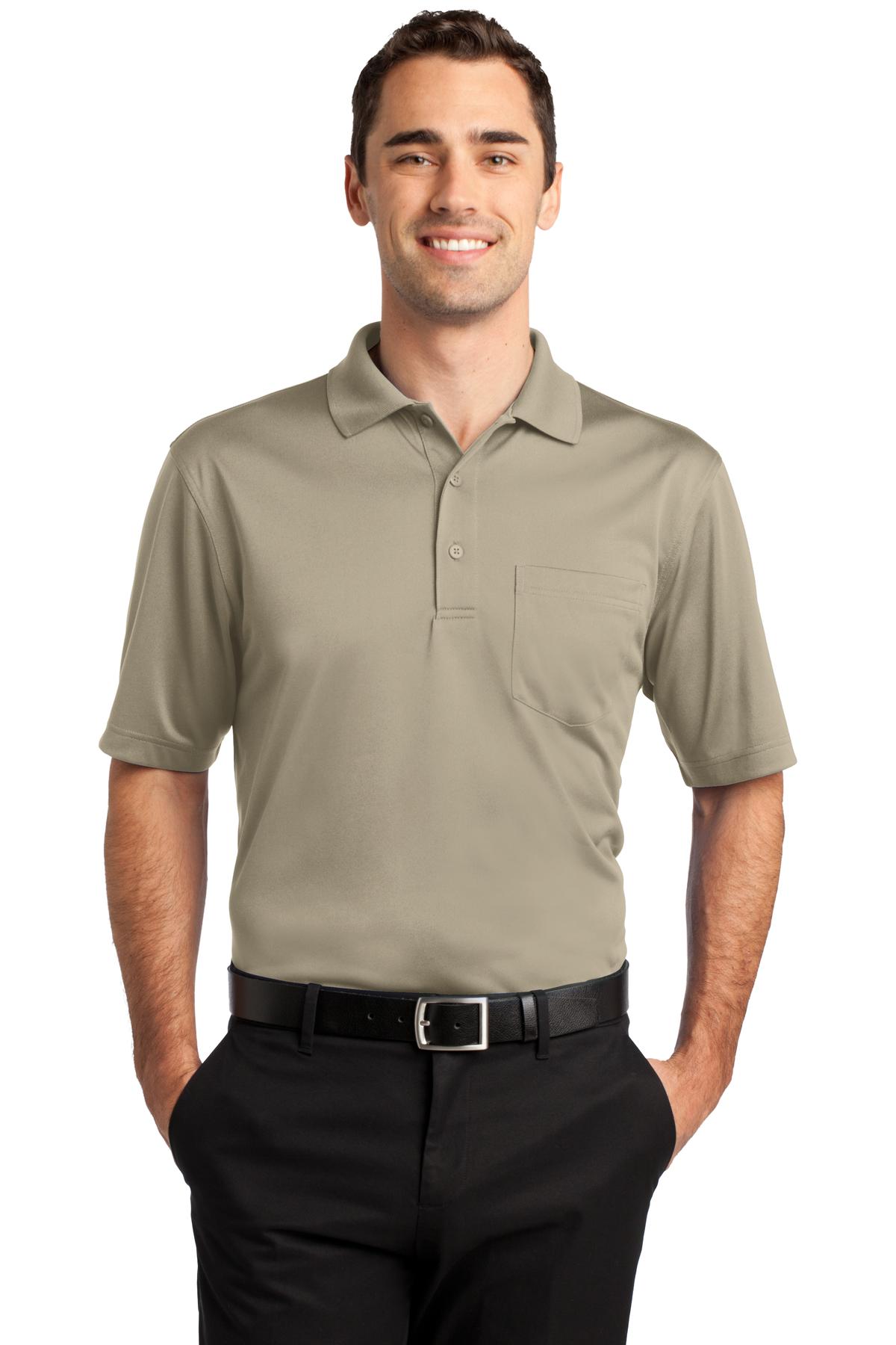 CornerStone Select Snag-Proof Pocket Polo. CS412P in 