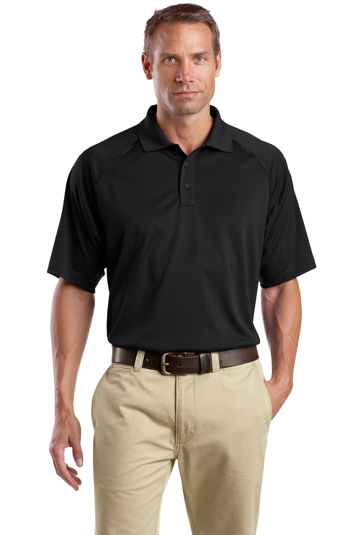 CornerStone Select Snag-Proof Tactical Polo. CS410 in Black