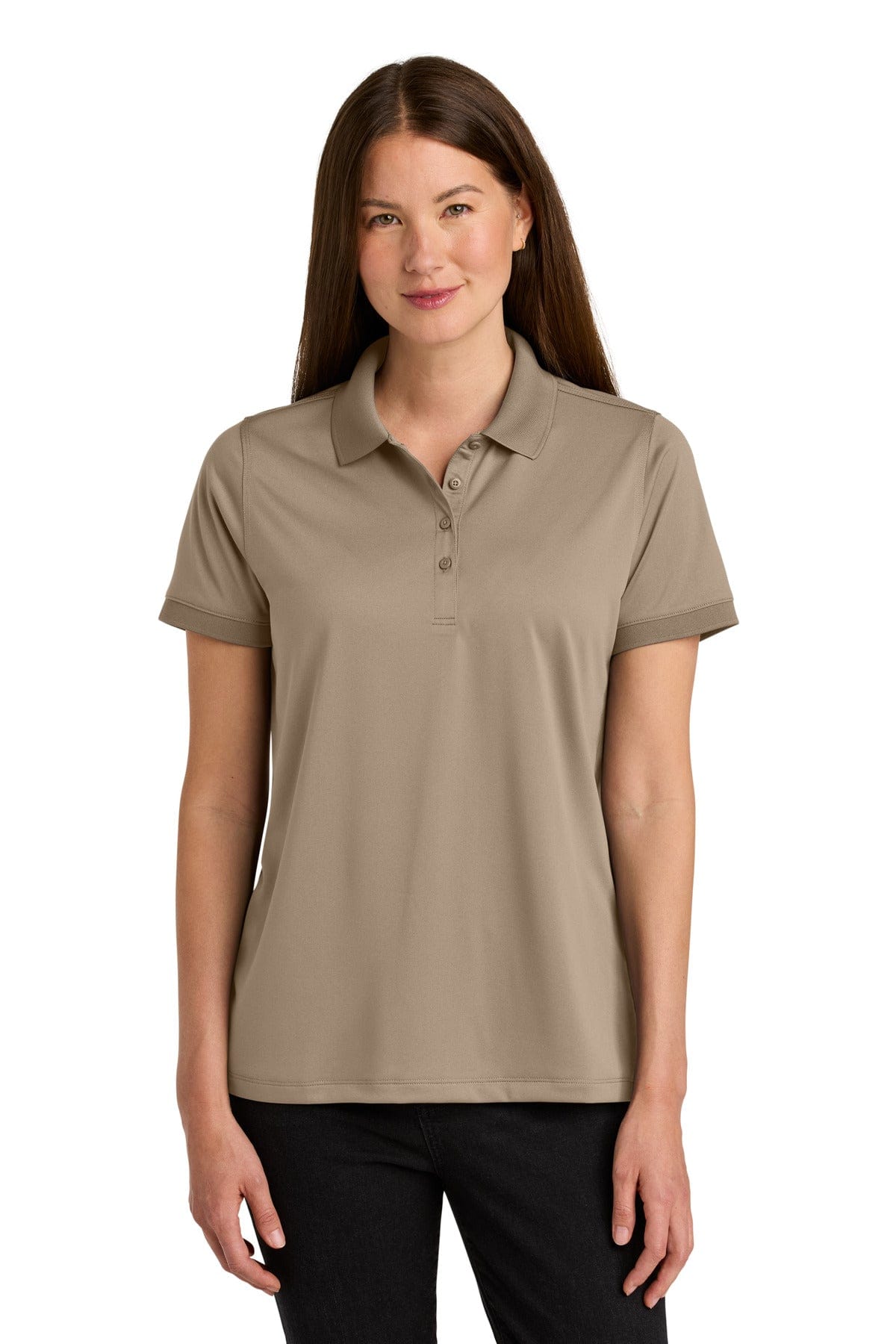 CornerStone Women's Workwear Pro Polo CS451 in Silver Tan